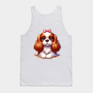 Cute Cavalier King Charles spaniel Tank Top